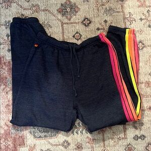 Aviator Nation 5 stripe sweatpants